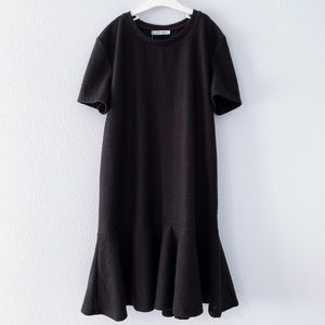 Zara Florence hem black dress